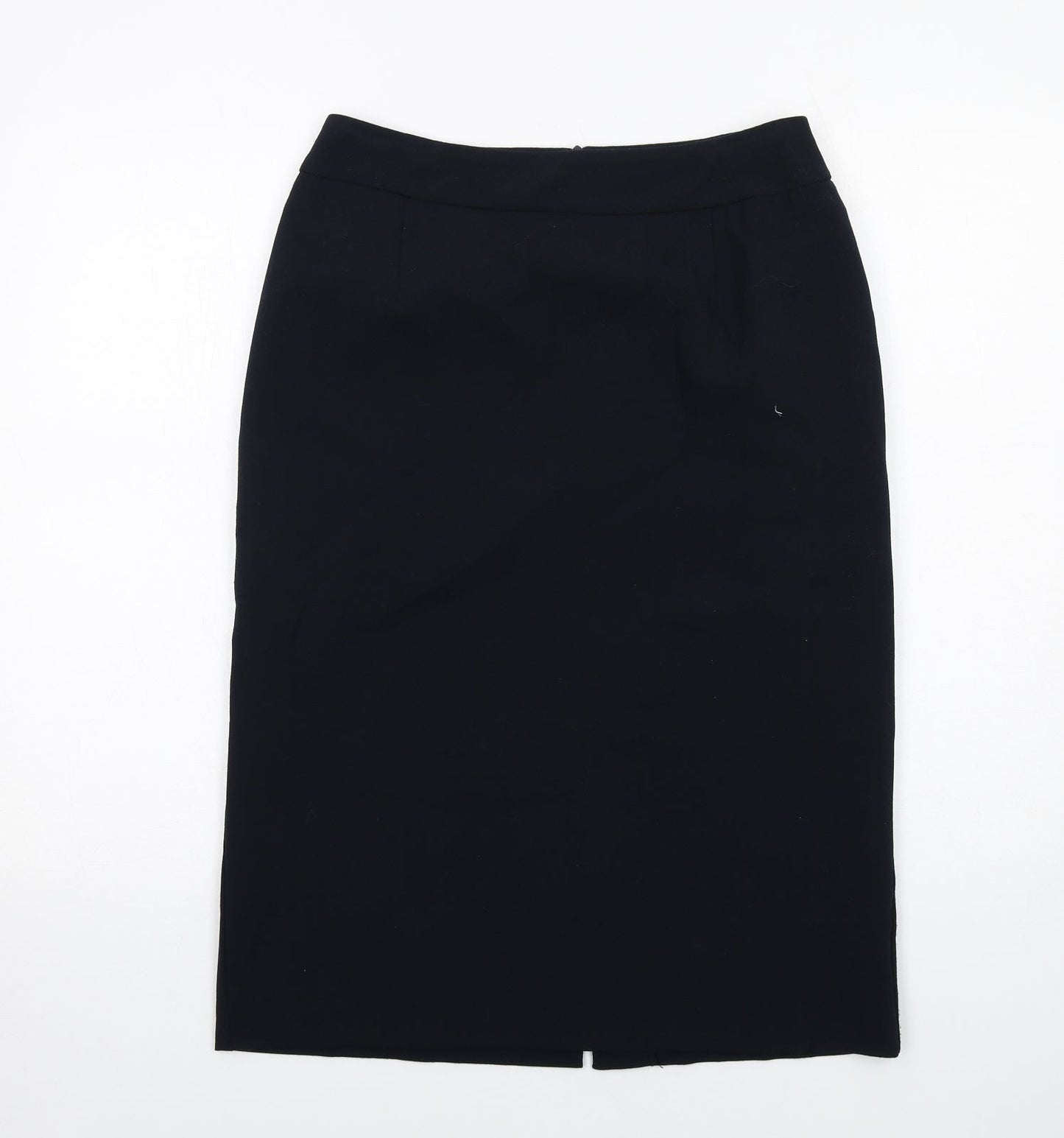 Klass Womens Blue Viscose Straight & Pencil Skirt Size 12 Zip