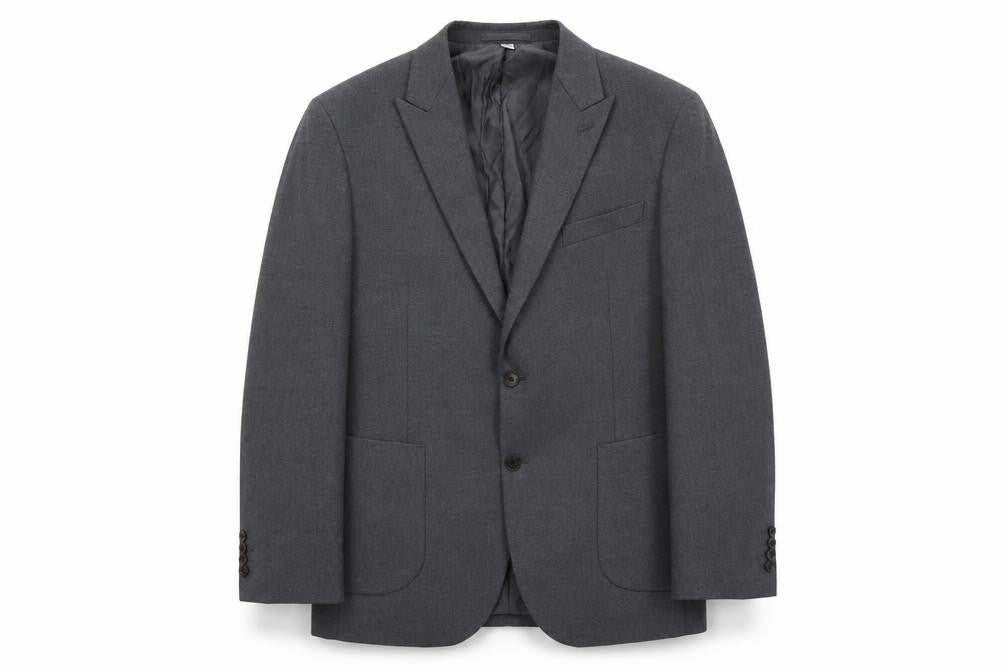 Marks and Spencer Mens Grey Polyester Jacket Suit Jacket Size 42 Regular