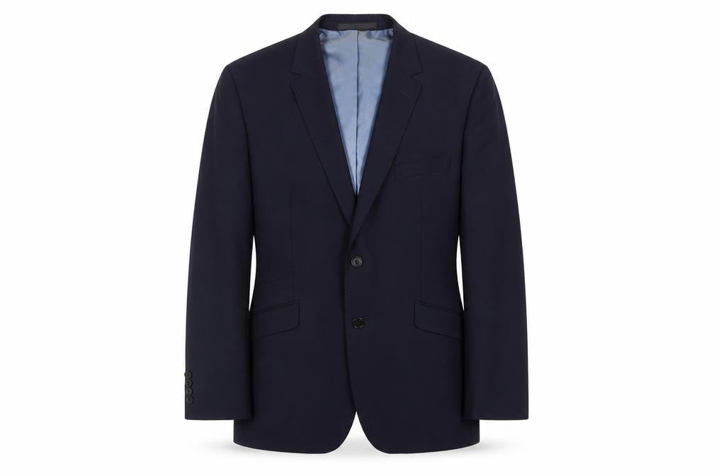 Marks and Spencer Mens Blue Wool Jacket Suit Jacket Size 40 Regular