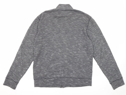GAS Mens Grey Geometric Jacket Size XL Zip