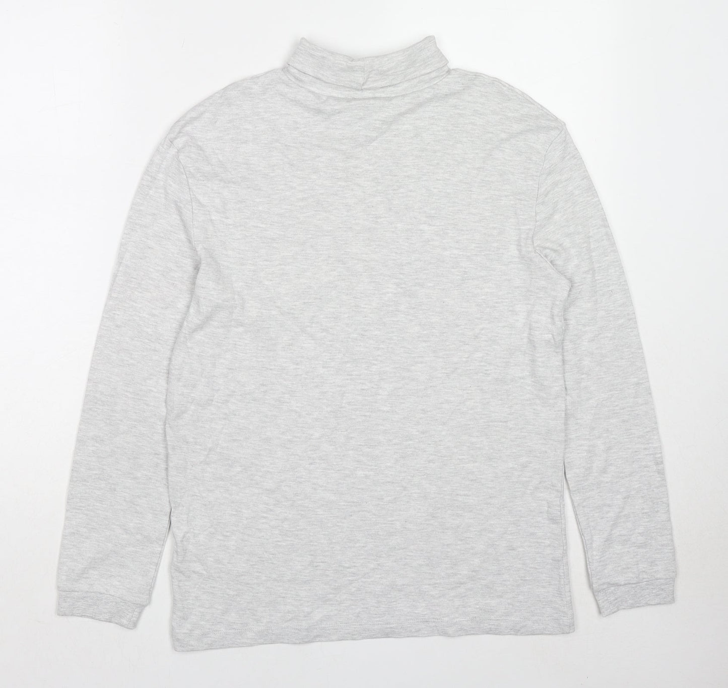 Marks and Spencer Boys Grey Cotton Pullover Sweatshirt Size 9-10 Years Pullover