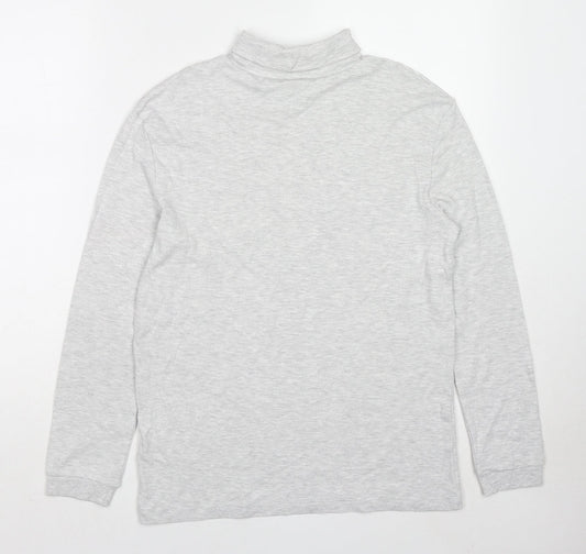 Marks and Spencer Boys Grey Cotton Pullover Sweatshirt Size 12-13 Years Pullover