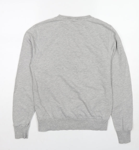 Disney Womens Grey Cotton Pullover Sweatshirt Size S Pullover - Mickey Mouse
