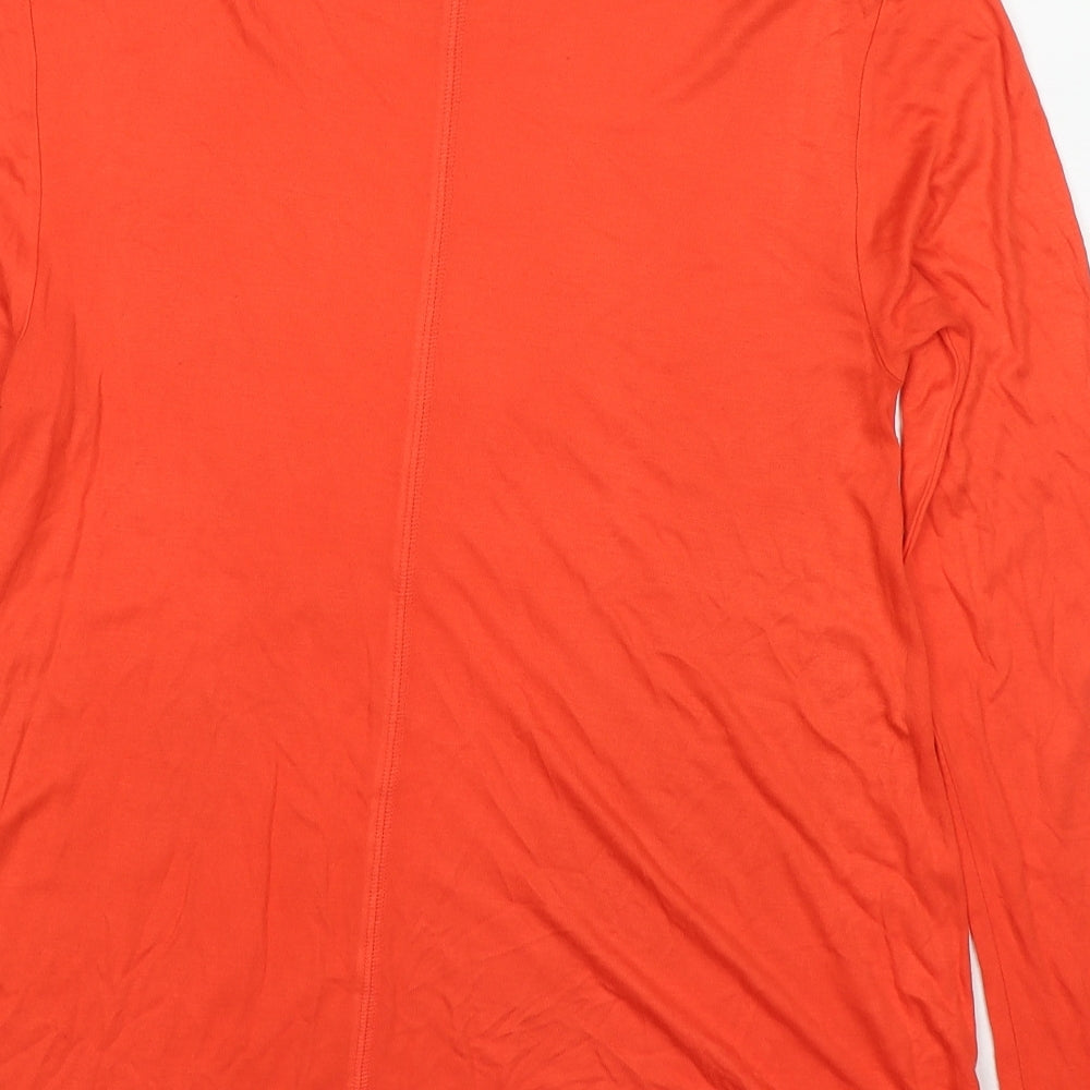 Autograph Womens Red Viscose Basic T-Shirt Size 12 Round Neck