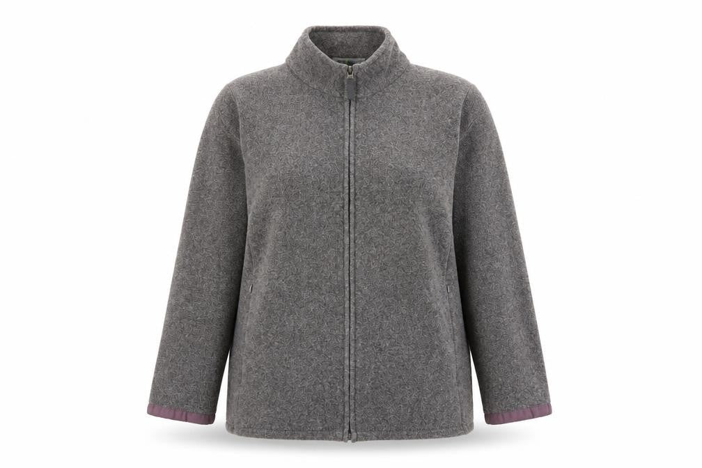 Marks & Spencer Womens Grey Jacket Size 18 Zip