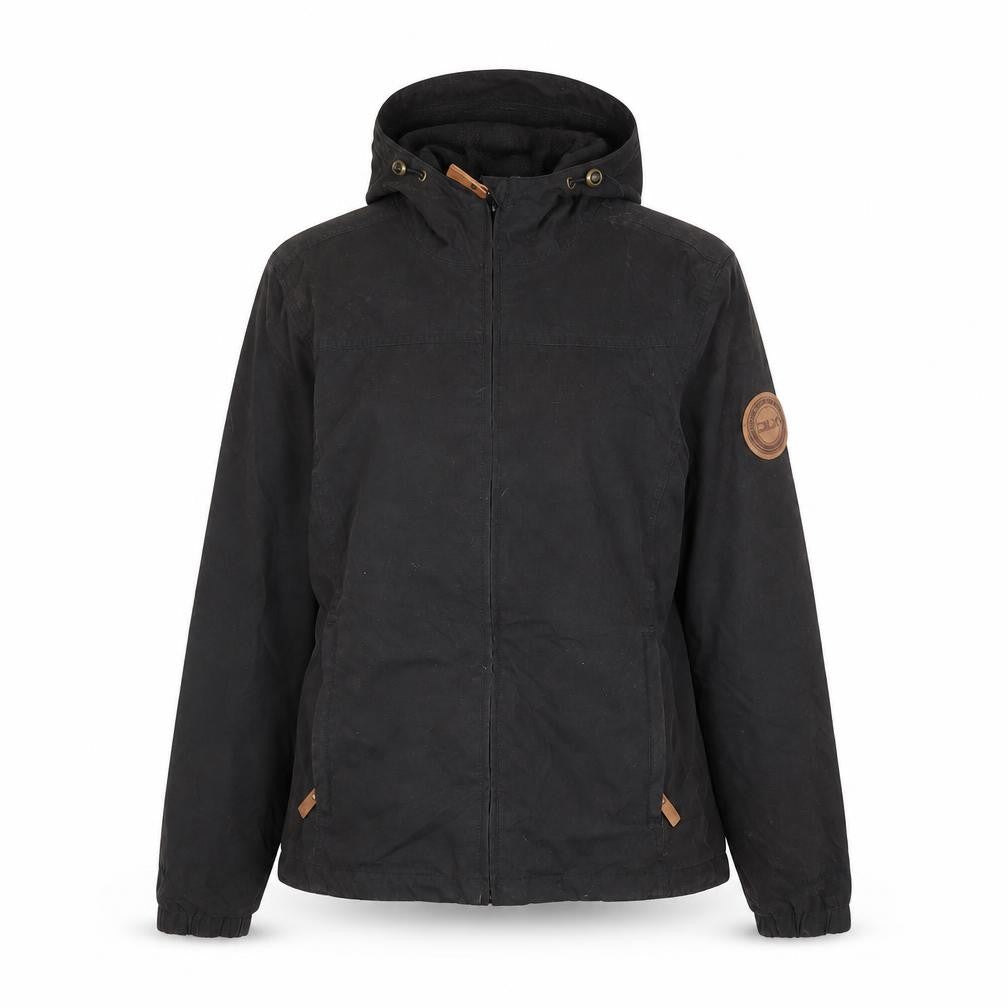 Designed for Life in Extremes Womens Black Windbreaker Jacket Size 12 Zip