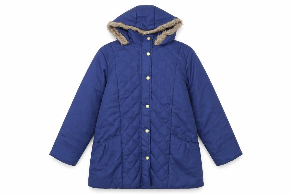 Anne de Lancay Womens Blue Jacket Size M Zip