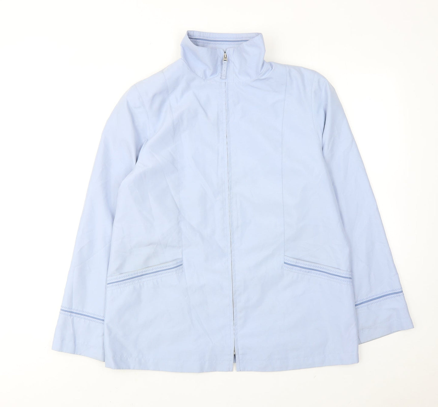 Bonmarché Womens Blue Jacket Size S Zip