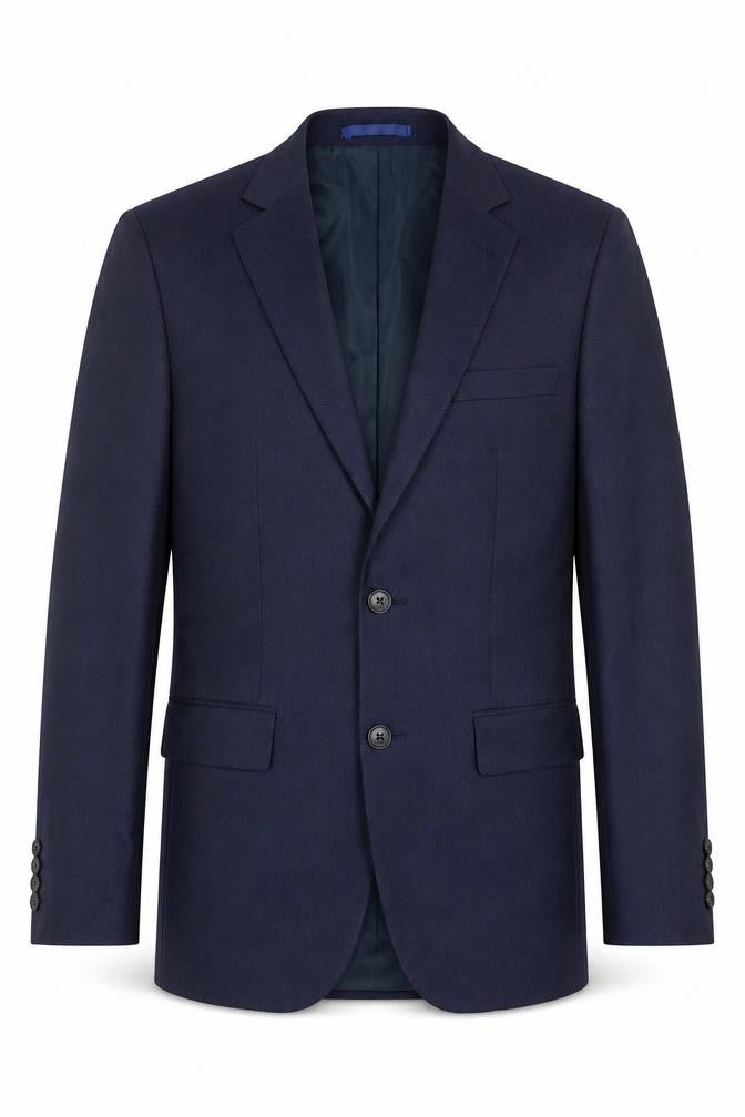 Marks and Spencer Mens Blue Polyester Jacket Suit Jacket Size 36 Regular