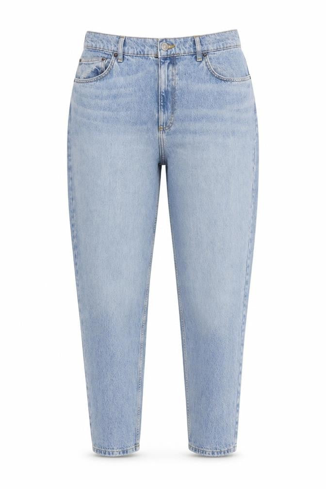 ASOS Womens Blue Cotton Tapered Jeans Size 34 in L30 in Regular Zip