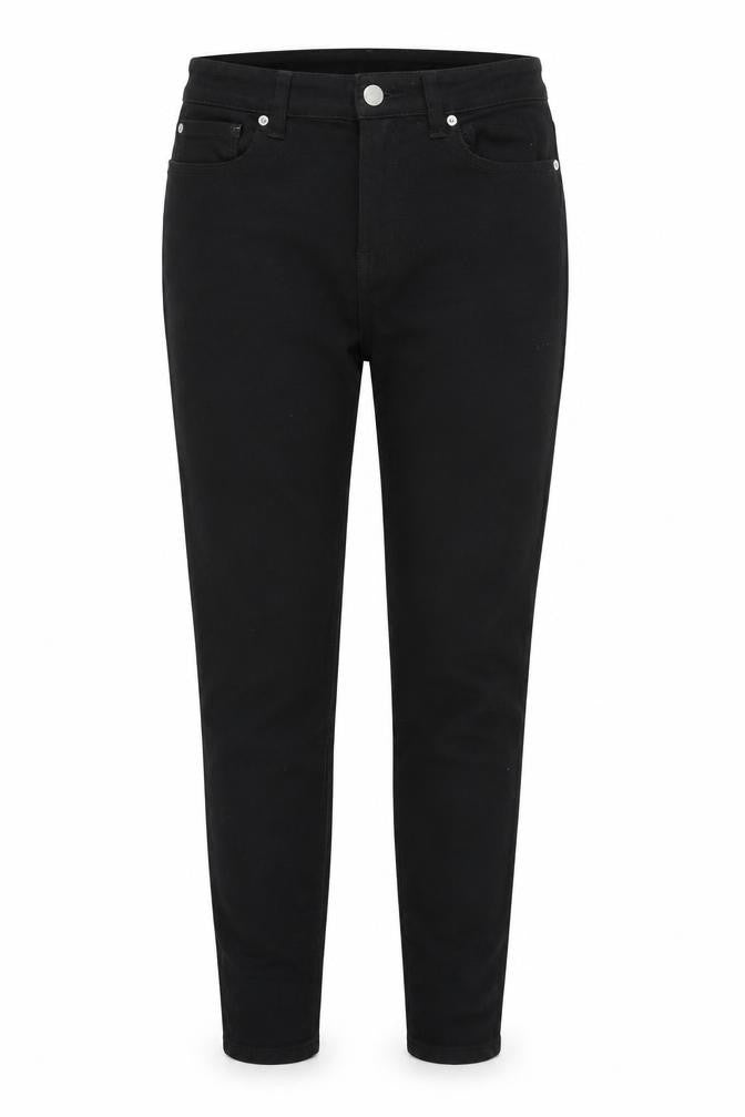 Denim & Co. Womens Black Cotton Skinny Jeans Size 12 Slim Zip