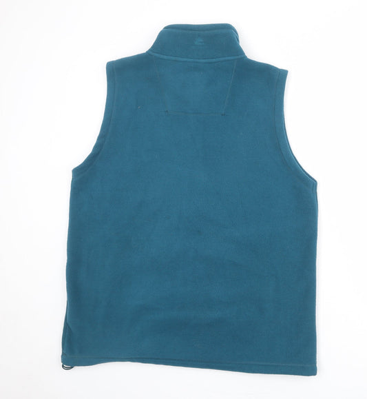 One Valley Womens Blue Gilet Jacket Size M Zip