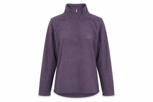Technicals Womens Purple Polyester Pullover Sweatshirt Size 10 Zip