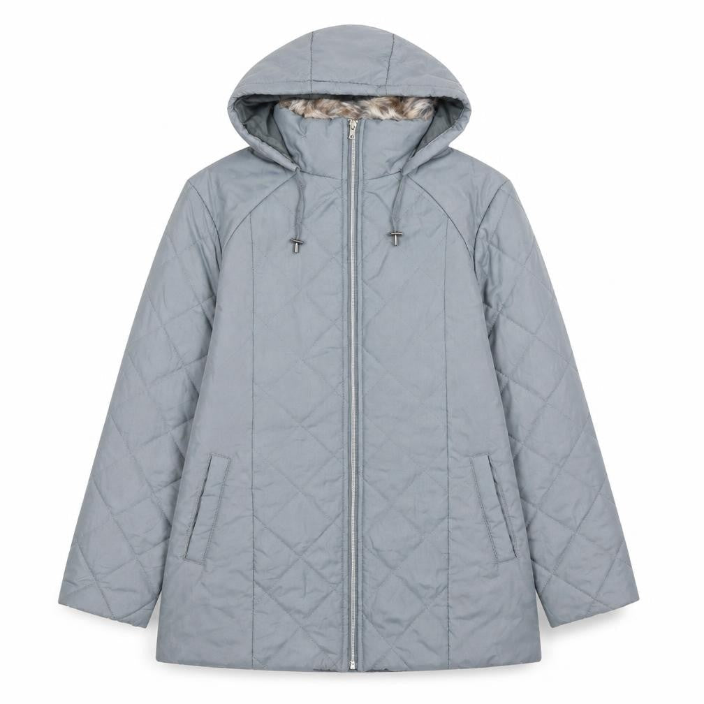 Anne De Lancay Womens Blue Jacket Size M Zip