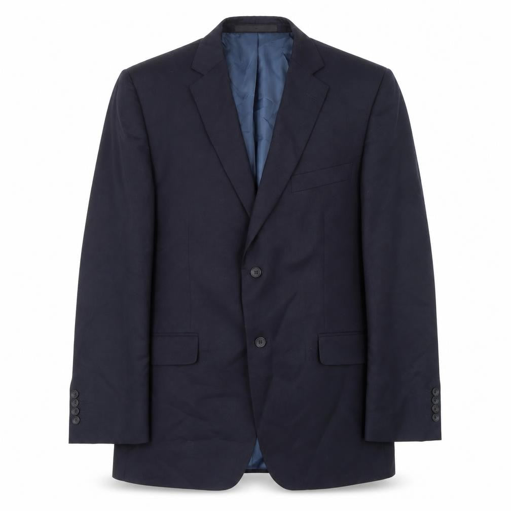 Marks and Spencer Mens Blue Wool Jacket Suit Jacket Size 42 Regular