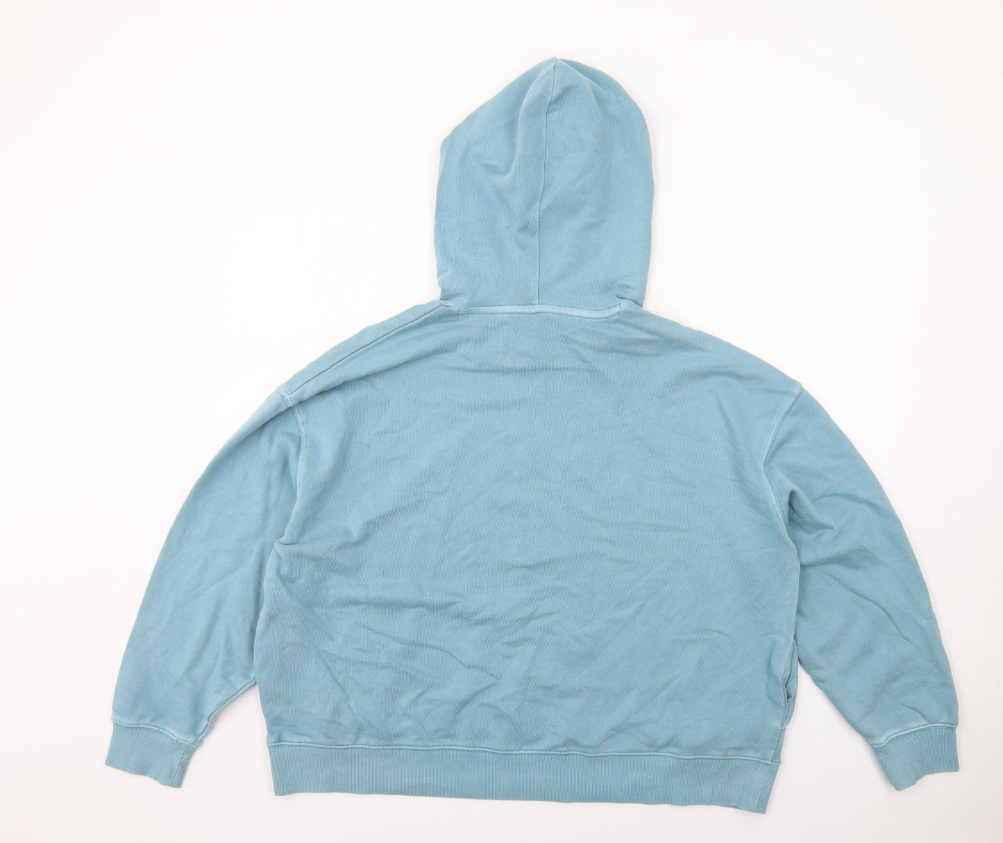 Marks and Spencer Womens Blue Cotton Pullover Hoodie Size L Pullover - San Francisco CA