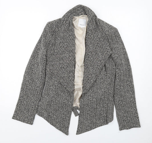 Great Plains Womens Black Geometric Jacket Blazer Size M