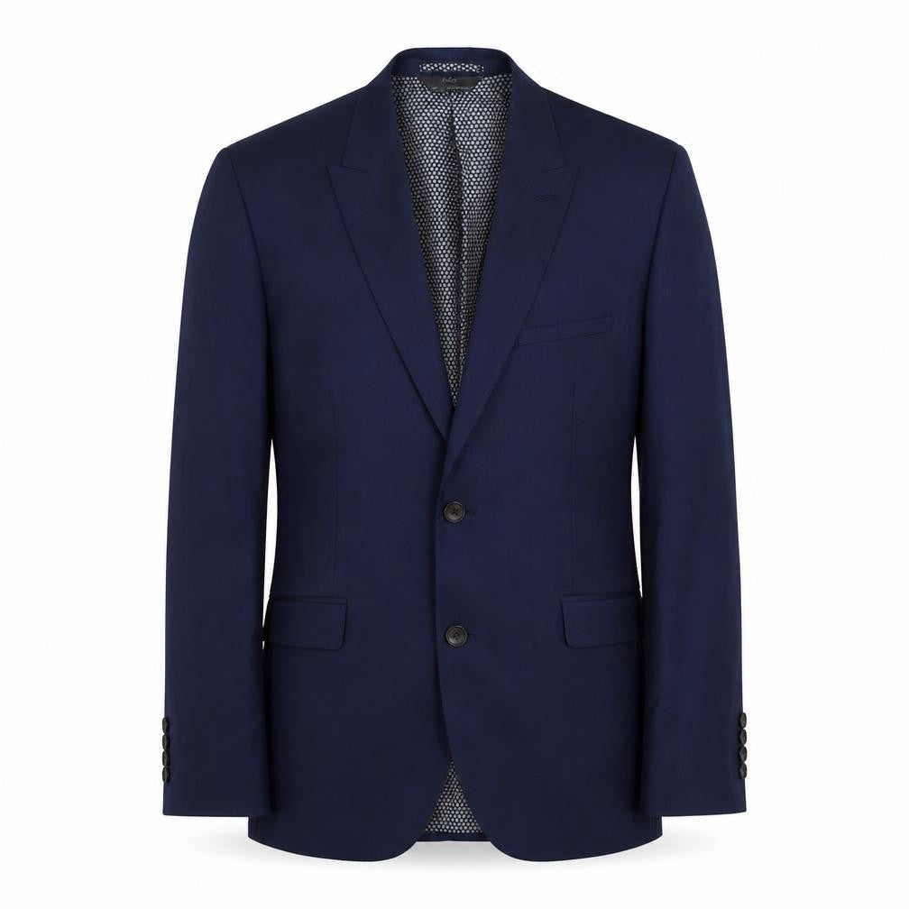 Marks and Spencer Mens Blue Polyester Jacket Suit Jacket Size 40 Regular