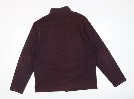 Marks and Spencer Womens Purple Jacket Size M Zip