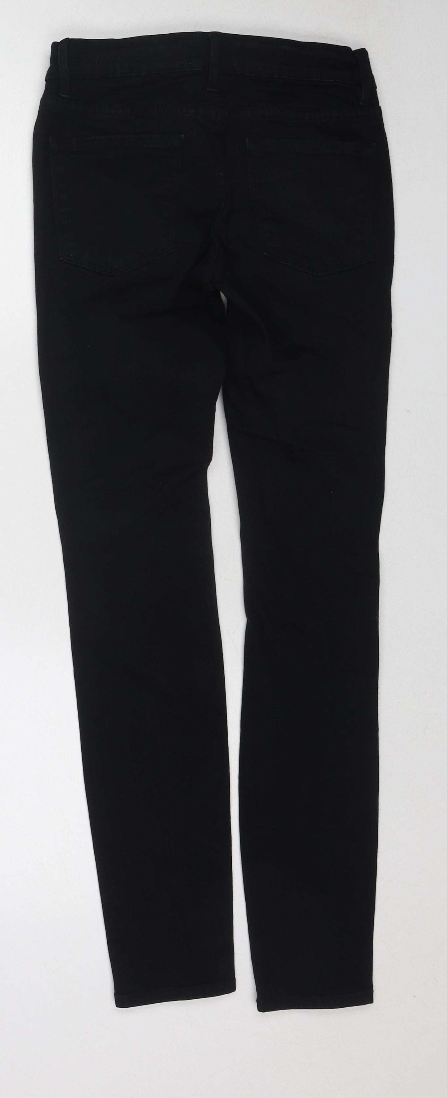 FRAME Womens Black Cotton Skinny Jeans Size 26 in Regular Zip