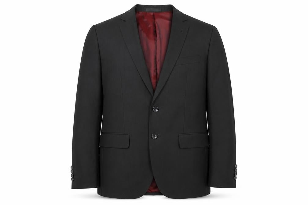 Mens 40 Chest Regular Marc Darcy Grey Two-Button