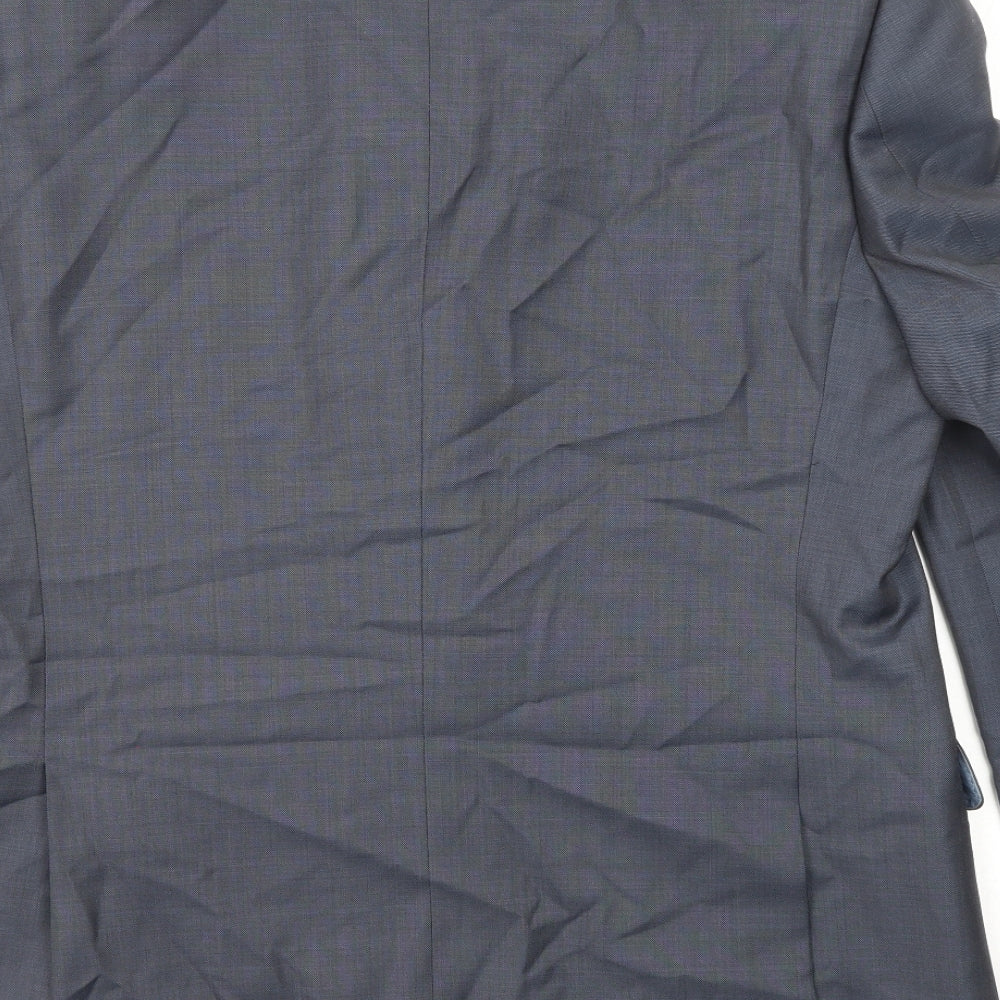 Marks and Spencer Mens Grey Wool Jacket Suit Jacket Size 40 Regular