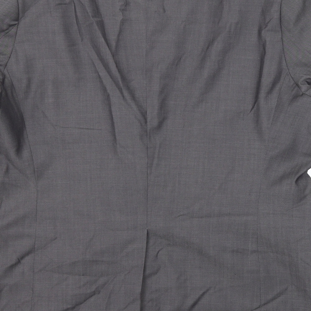 Marks and Spencer Mens Grey Polyester Jacket Suit Jacket Size 44 Regular