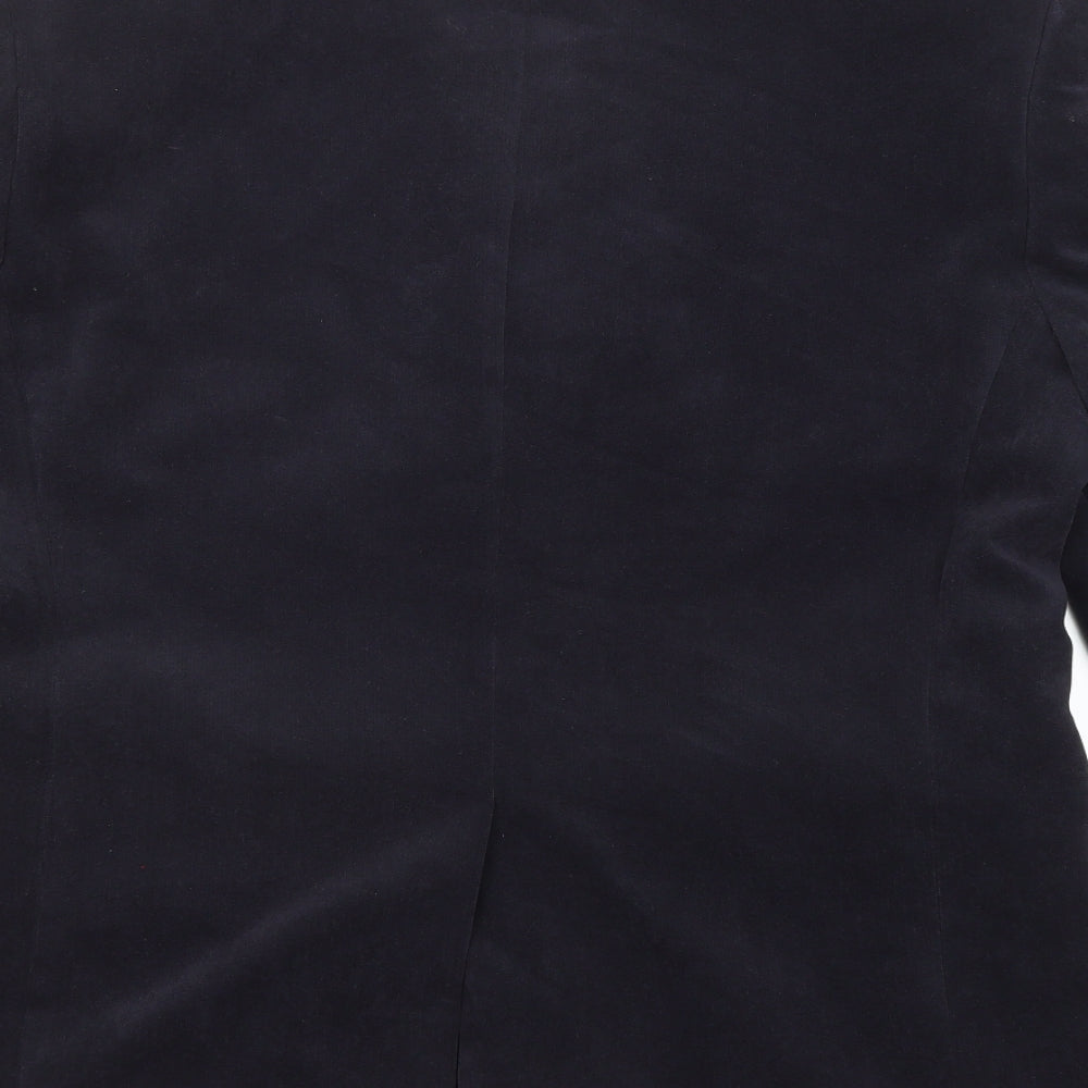 Marks and Spencer Mens Blue Polyester Jacket Suit Jacket Size 40 Regular