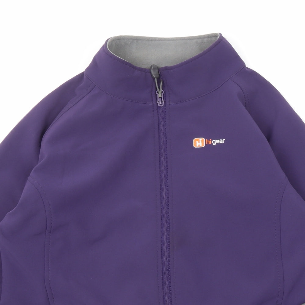 Hi Gear Womens Purple Jacket Size 14 Zip