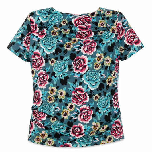 Womens UK Size M Anna Rose Blue Polyester T-Shirt