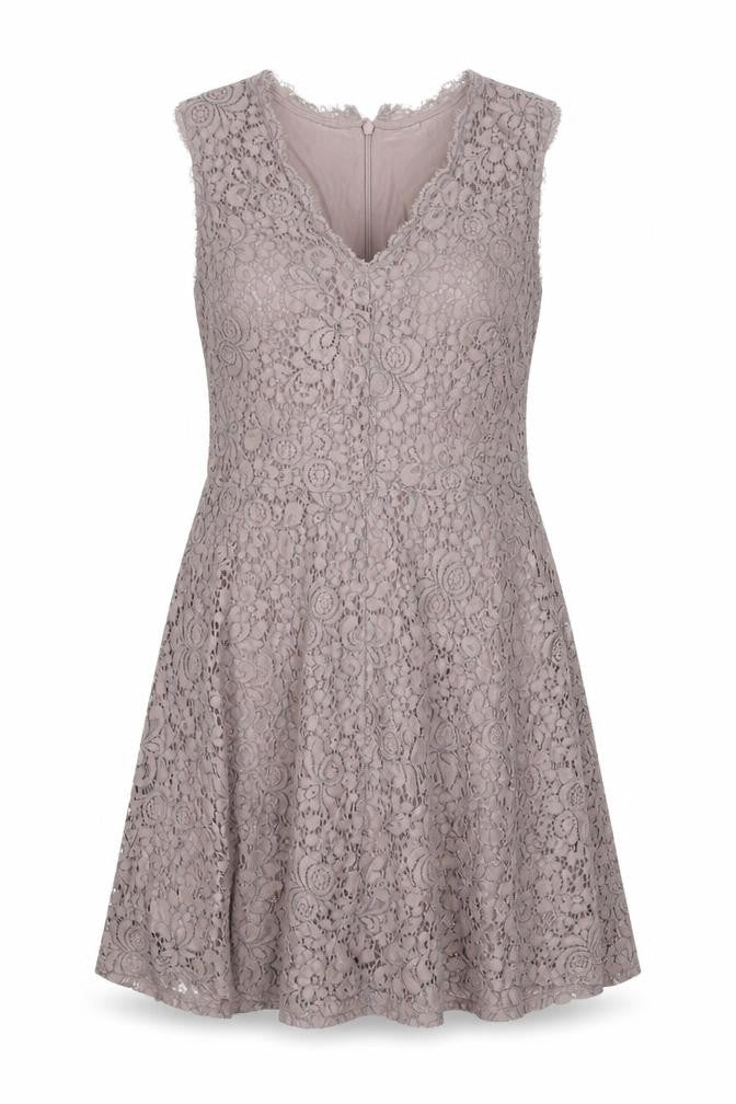 H&M Womens Purple Floral Polyamide Trapeze & Swing Size L V-Neck Zip