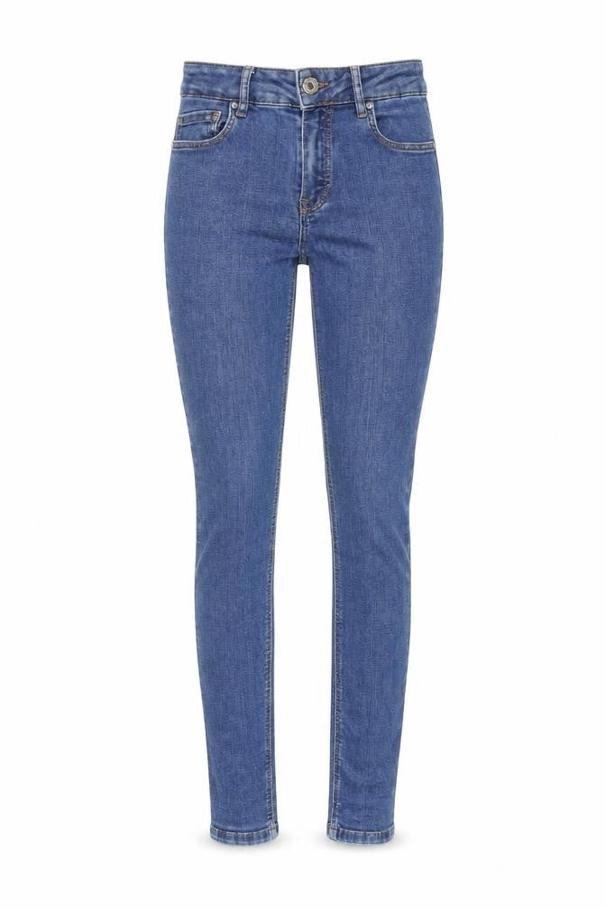 Mossimo Womens Blue Cotton Skinny Jeans Size 26 in Regular Zip