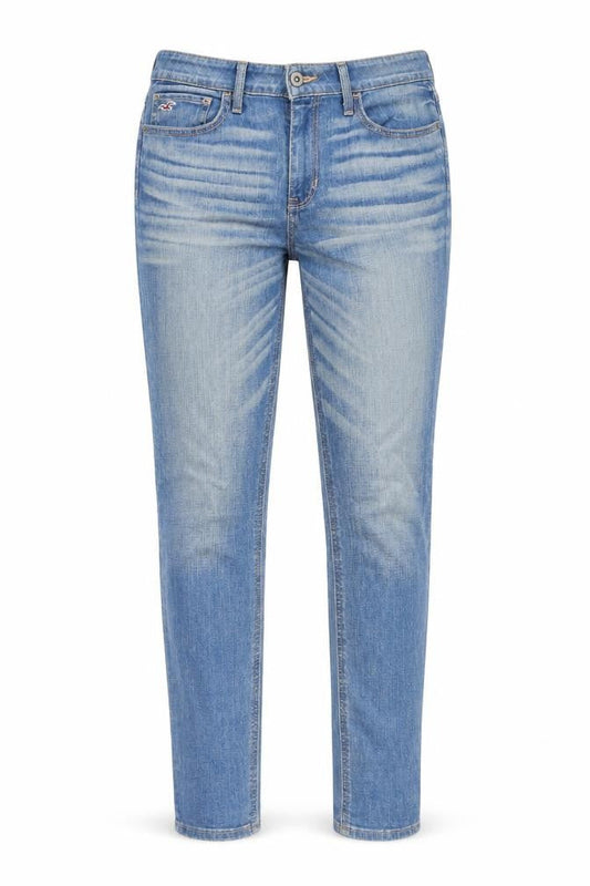 Hollister Womens Blue Cotton Skinny Jeans Size 28 in L31 in Regular Zip