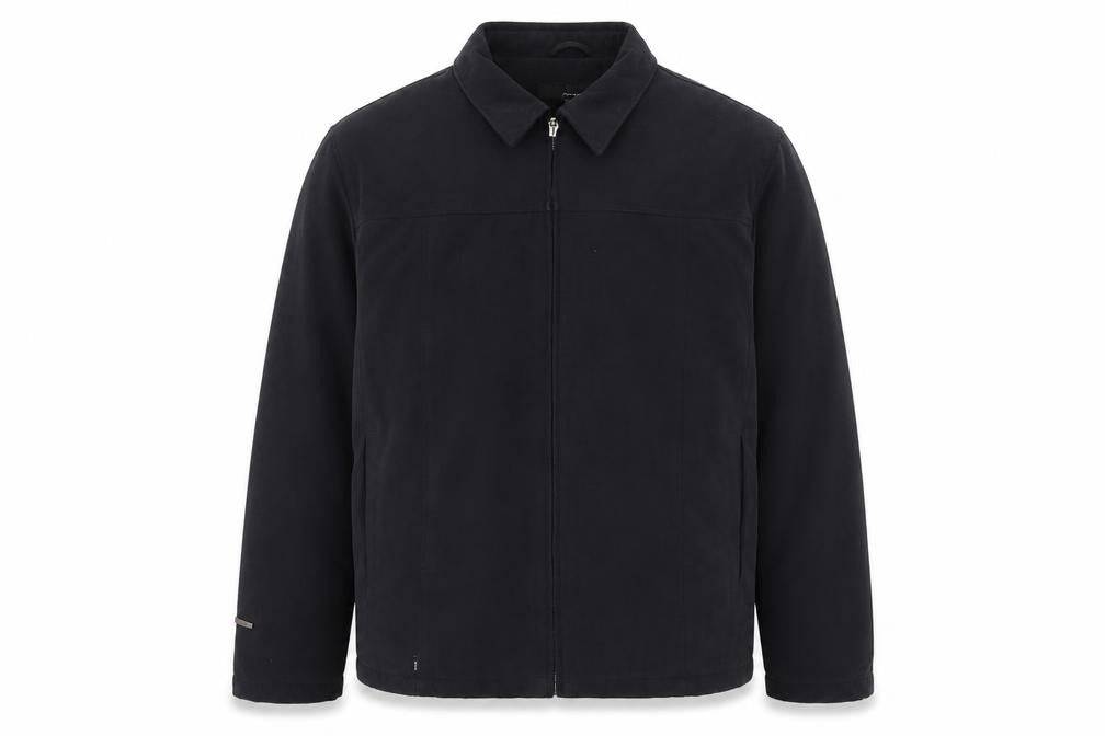 Fox Hole Mens Black Jacket Size L Zip