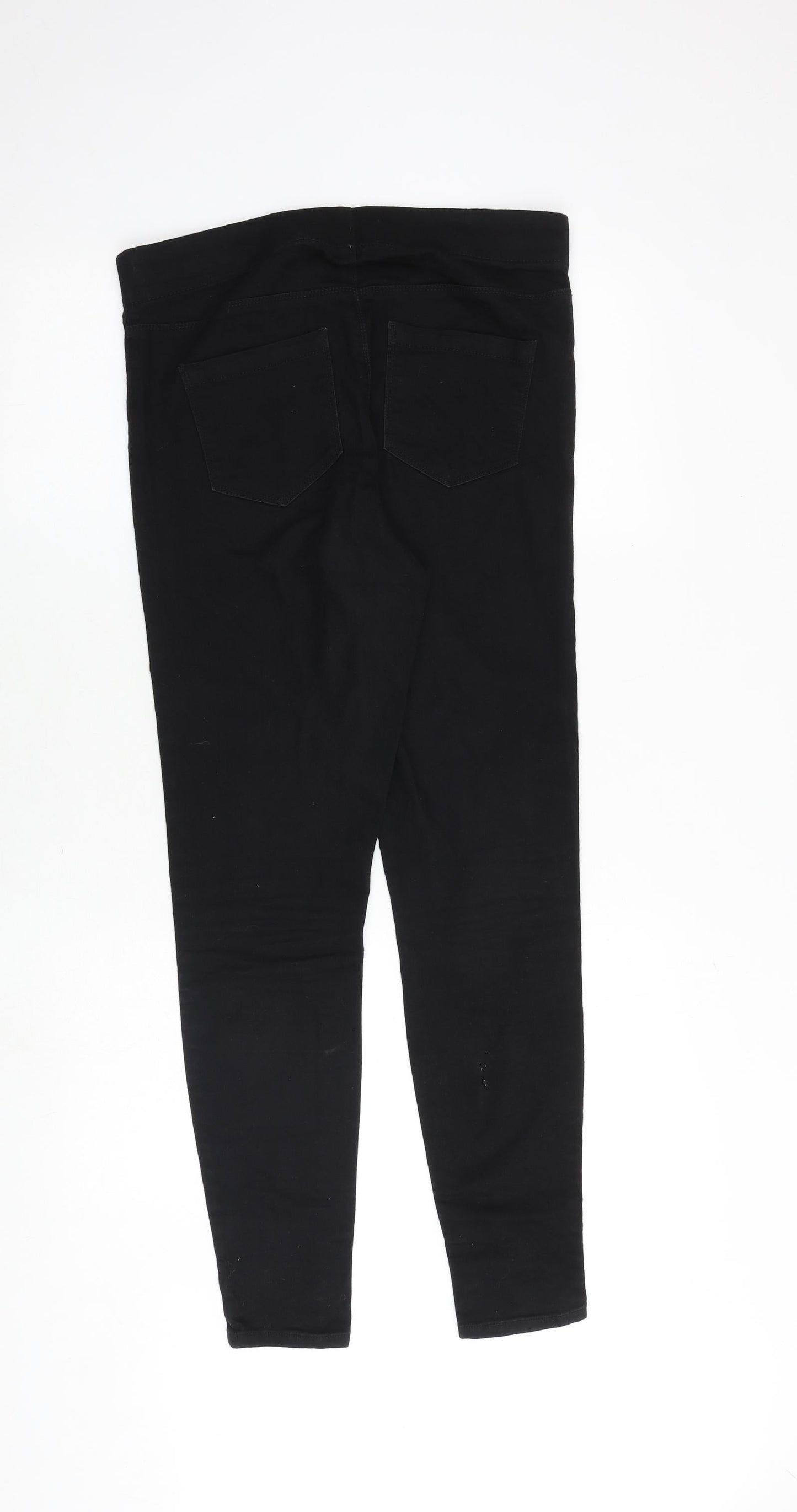 Papaya Womens Black Cotton Jegging Jeans Size 10 Regular