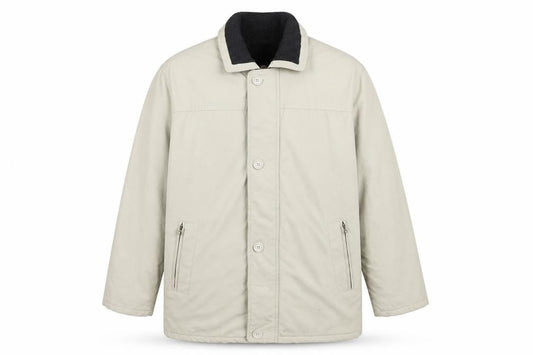 Hutson Harbour Mens Beige Jacket Size M Zip