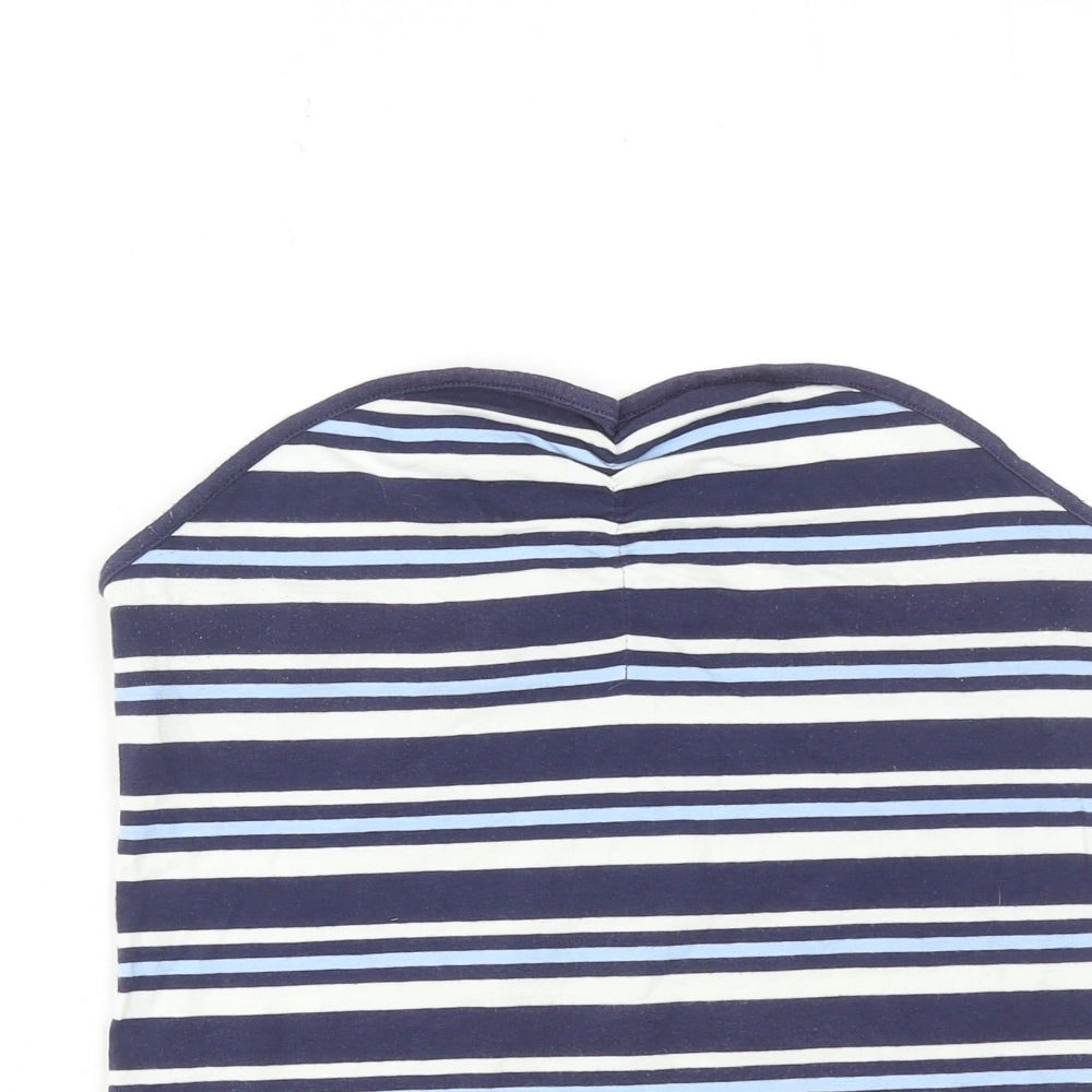 NEXT Womens Blue Striped Cotton Basic Tank Size 12 Sweetheart