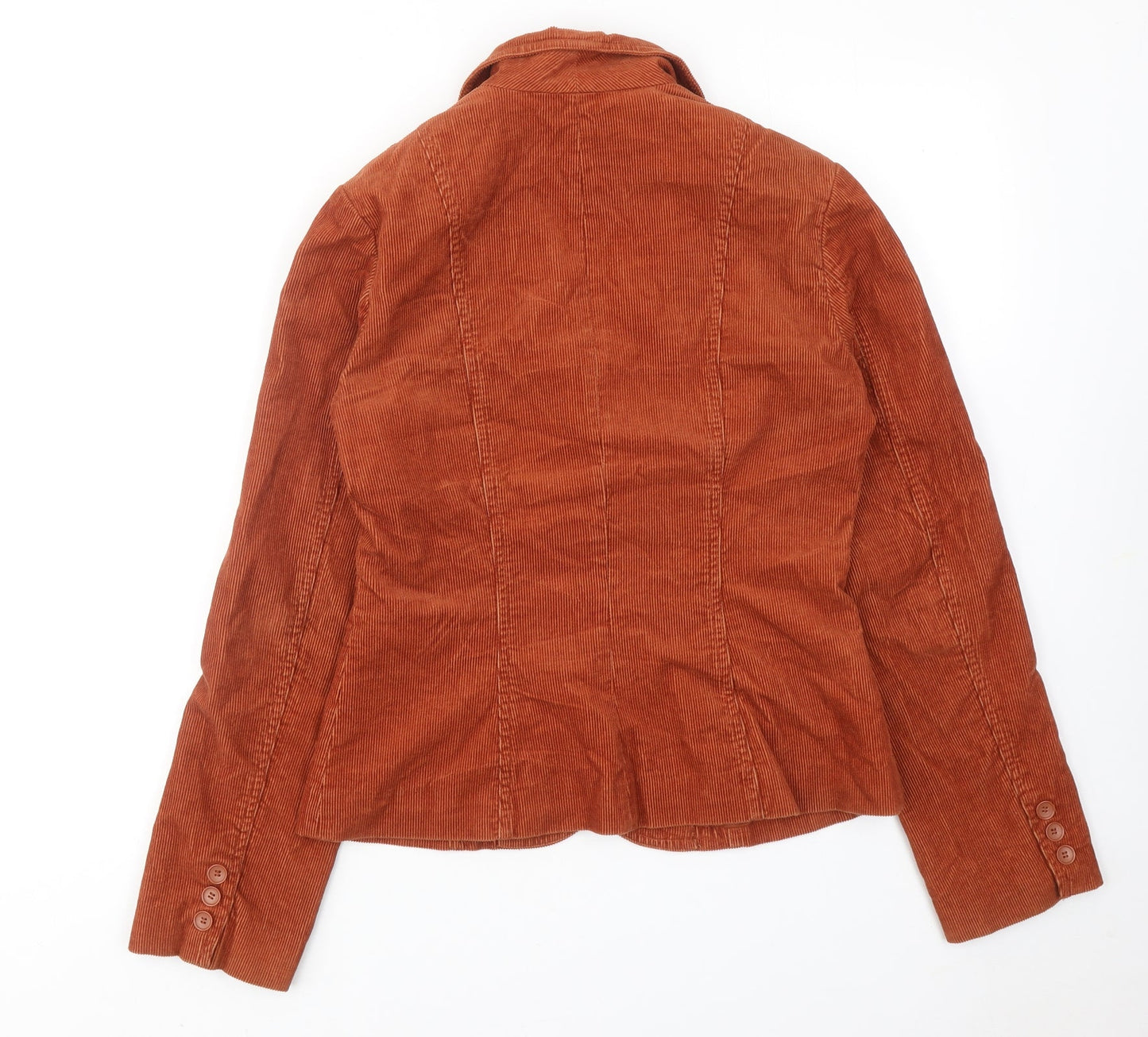 H&M Womens Brown Jacket Size 10 Button