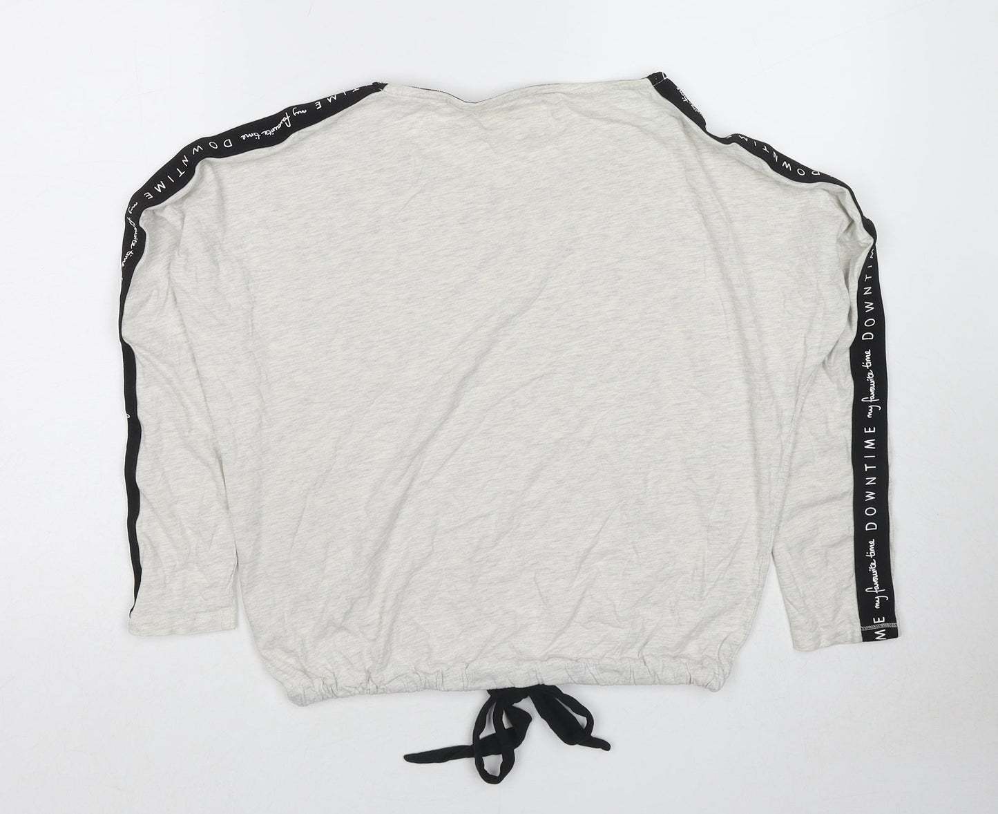 NEXT Womens Grey Cotton Pullover Sweatshirt Size M Pullover