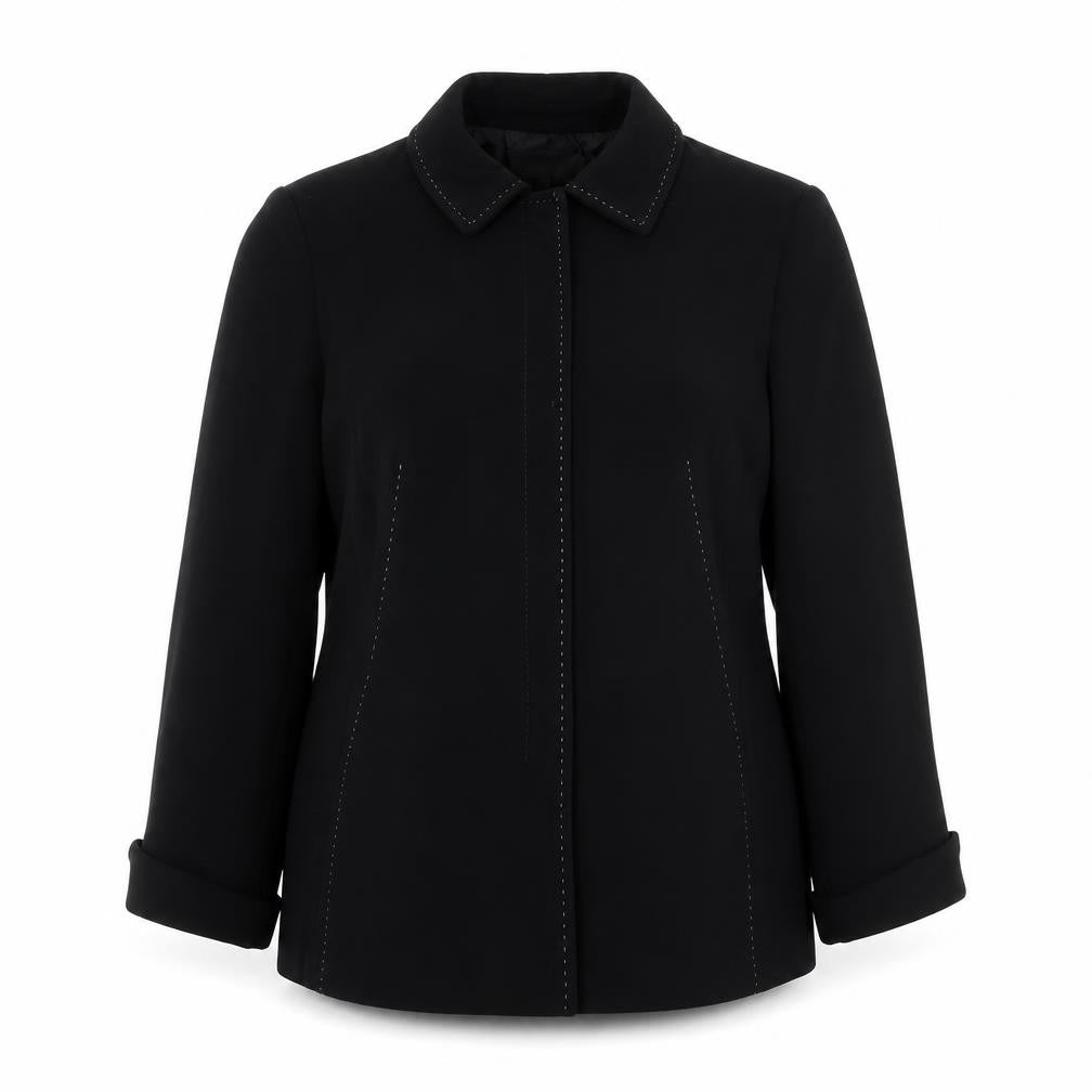 Marks & Spencer Womens Black Jacket Size 14 Button