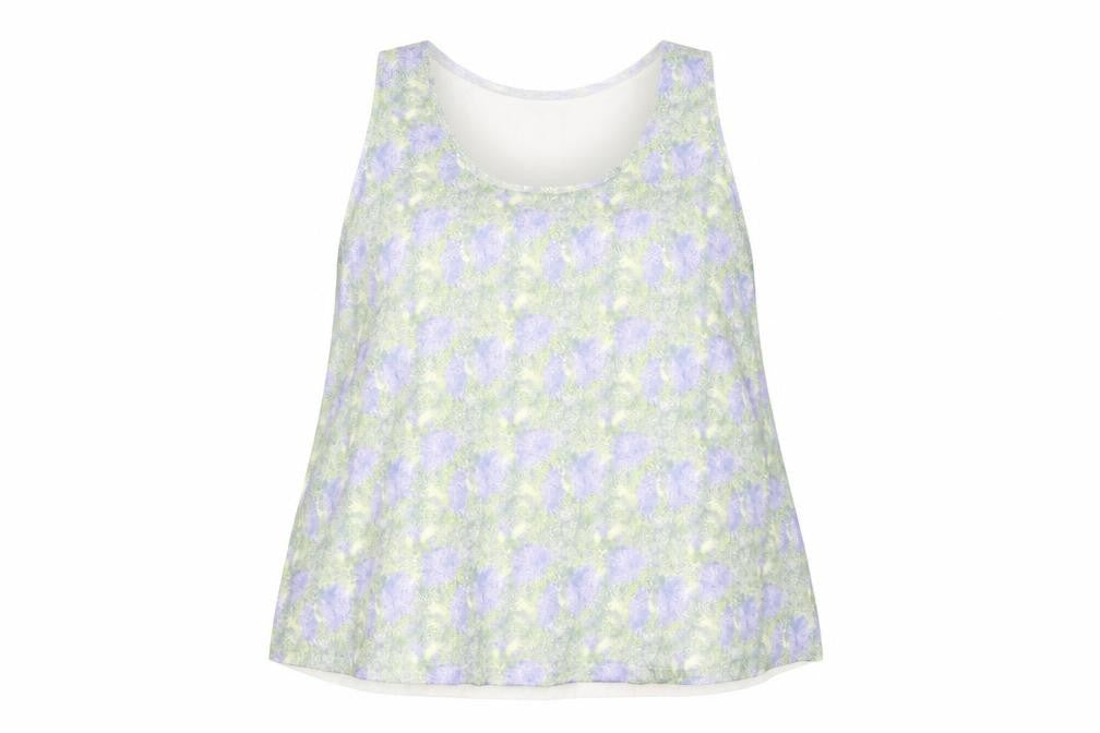 Marks and Spencer Womens Multicoloured Polyester Basic Tank Size 16 Round Neck