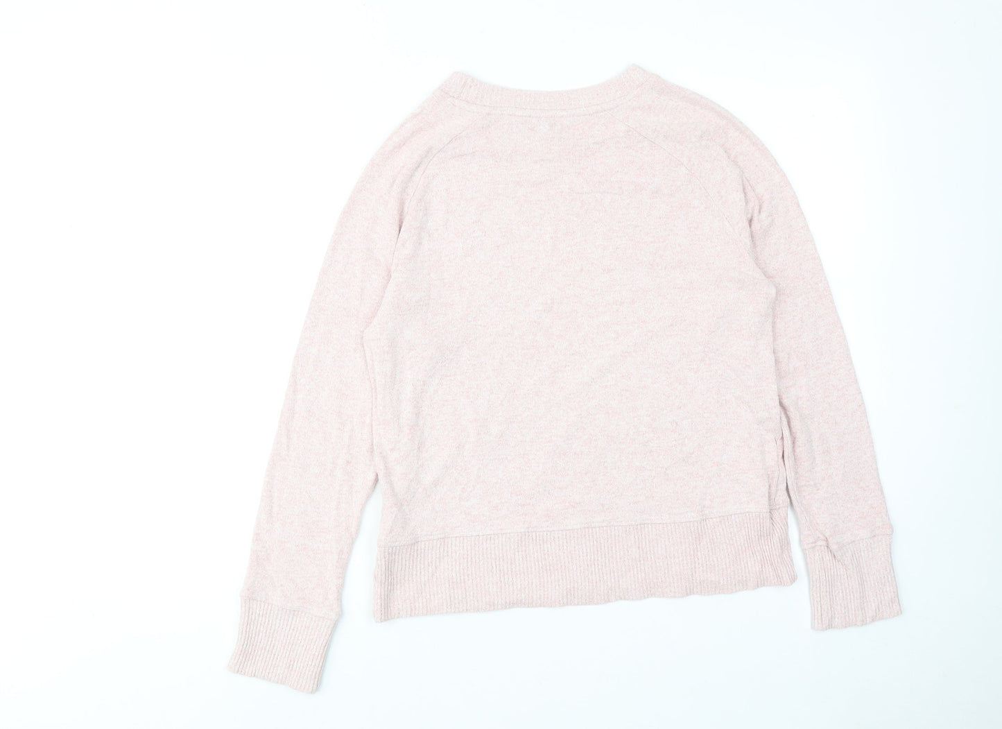 NEXT Womens Pink Viscose Pullover Sweatshirt Size 12 Pullover