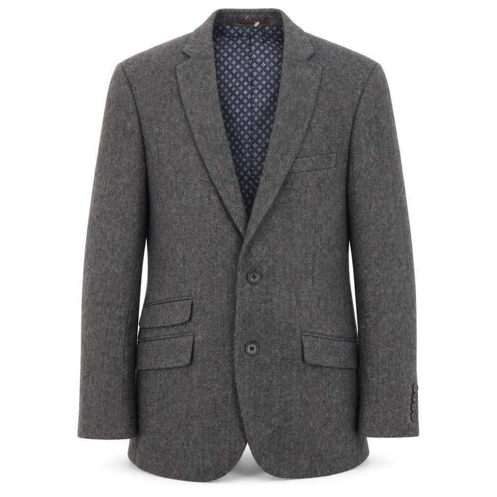 Next Mens Grey Wool Jacket Suit Jacket Size 40 Regular