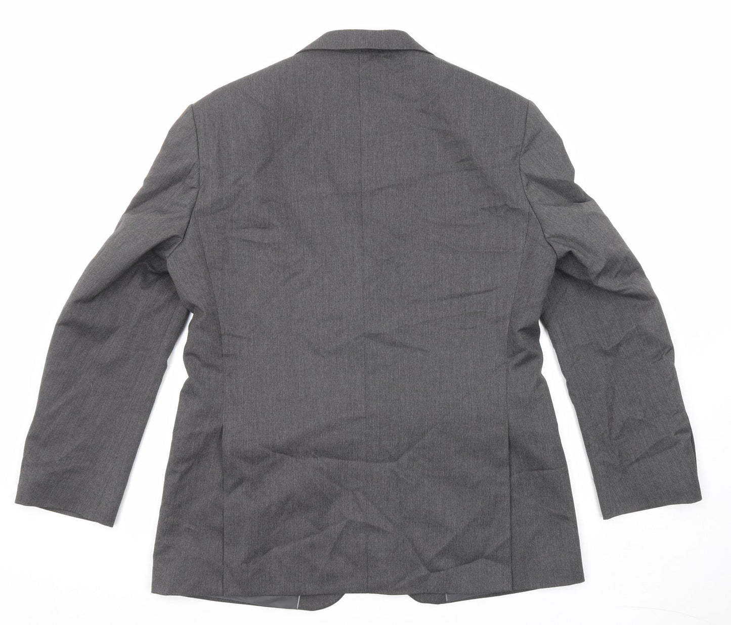 Marks and Spencer Mens Grey Polyester Jacket Suit Jacket Size 40 Regular