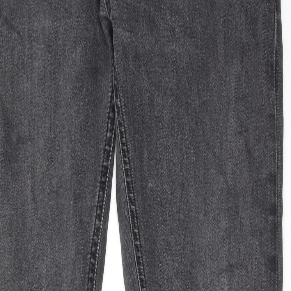 Kiomi Womens Grey Cotton Skinny Jeans Size 32 in L32 in Regular Zip