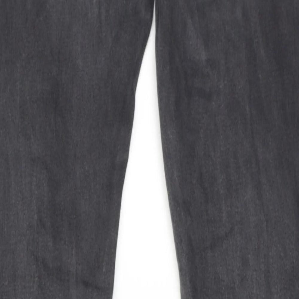Kiomi Womens Grey Cotton Skinny Jeans Size 32 in L32 in Regular Zip