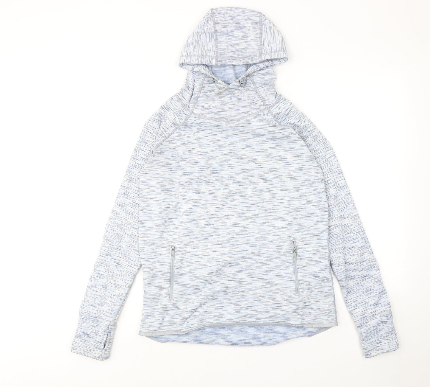 Gap Mens Blue Polyester Pullover Hoodie Size S