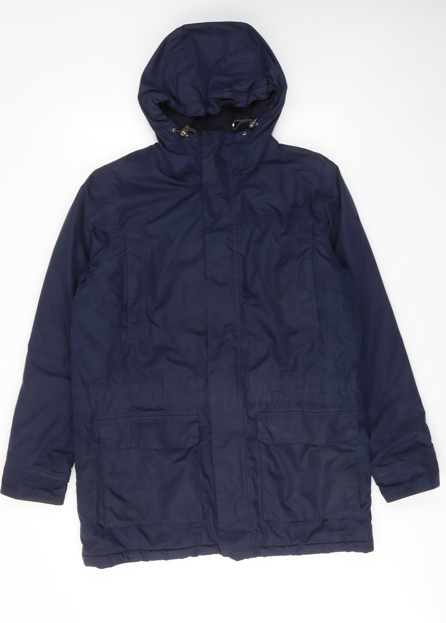 Cragho Mens Blue Windbreaker Jacket Size M Zip