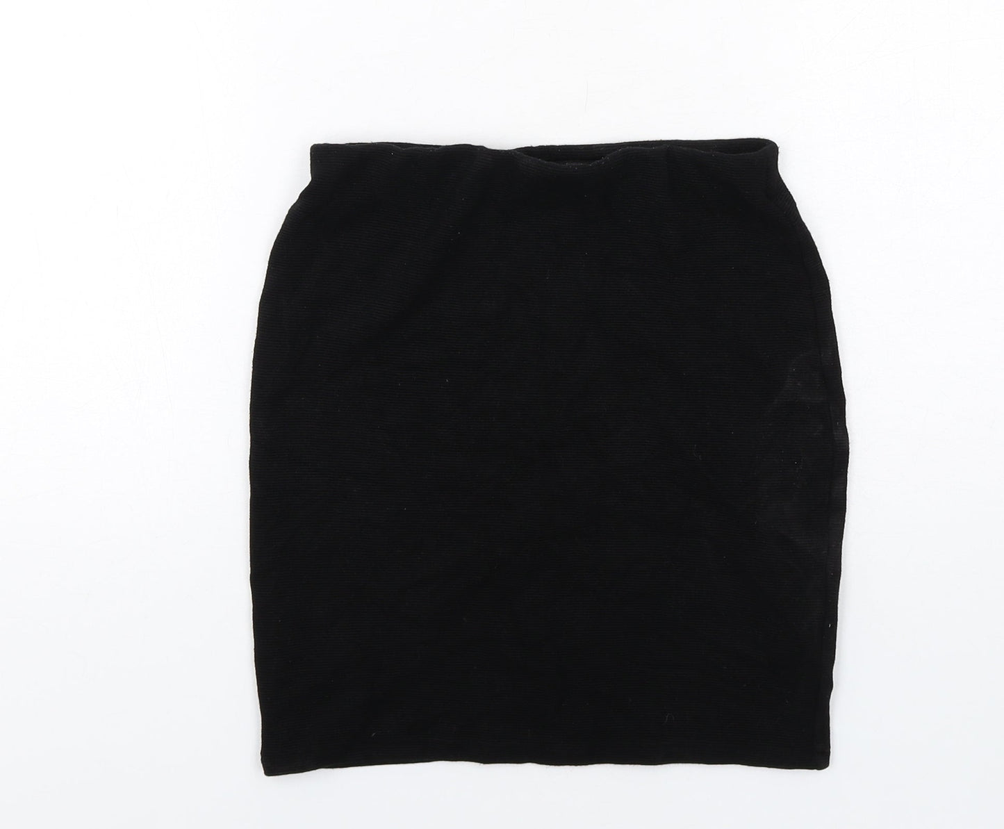 FOREVER 21 Womens Black Viscose A-Line Skirt Size XS