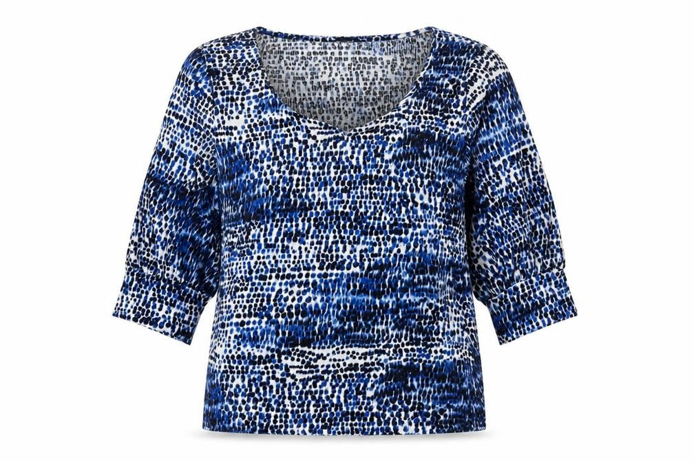 Womens UK Size 12 JD Williams Blue Polyester Blouse